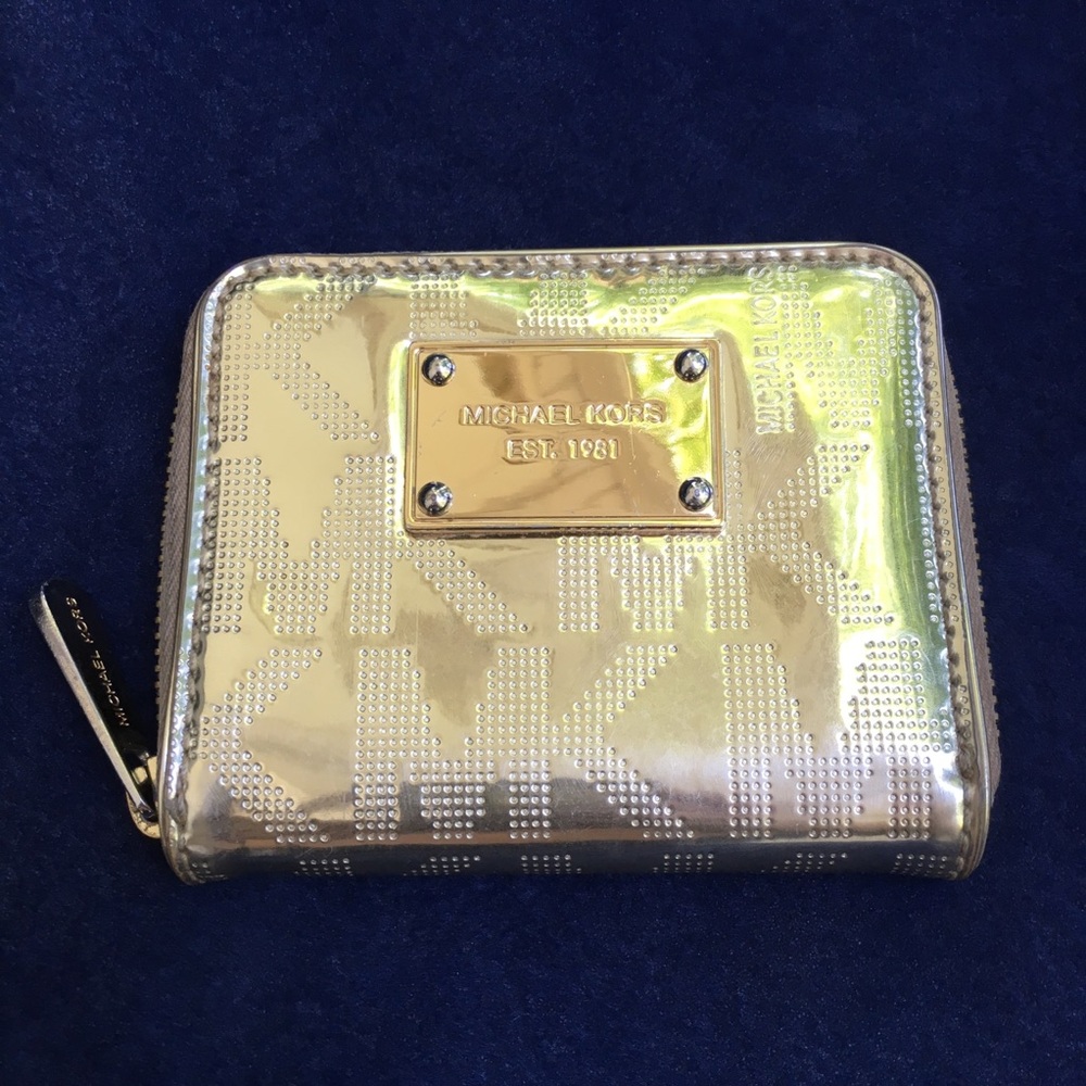 MICHAEL KORS Metallic Gold Wallet